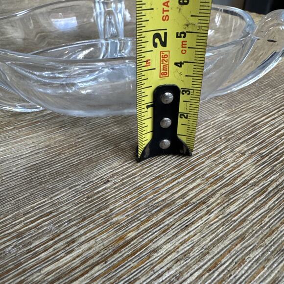 Vintage 3-Part Candy Dish Canterbury (Heavy Pressed) by DUNCAN & MILLER. - Picture 6 of 6